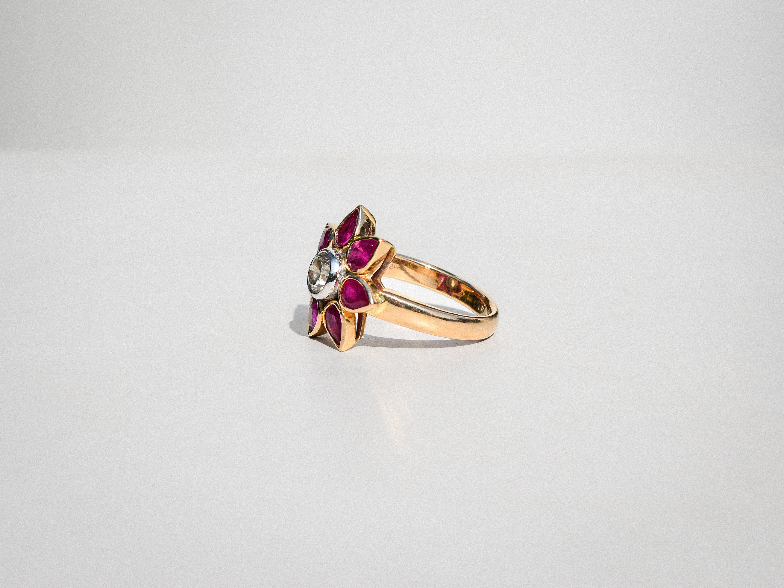 Flower Enagagement Rings